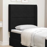  Uši uzglavlja Crna 80 x 16 x 4 cm Baršun | shoptok.hr
