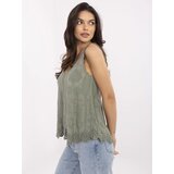 Italy Moda Blouse-MI-BZ-8823.73-khaki | Shoptok.si