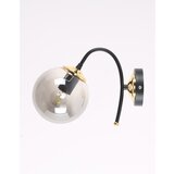 Squid Lighting Črna/siva stenska svetilka ø 15 cm Yoyo – Cene