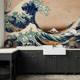  Foto tapeta - Hokusai: The Great Wave off Kanagawa (Reproduction) 300x210 Vodootporna | shoptok.hr