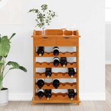  Stalak za vino Smeđa 58 x 28 x 90 cm Čvrsto borovo drvo | shoptok.hr