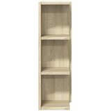  Kupaonski ormarić s ogledalom boja hrasta 80x20,5x64 cm iverica | shoptok.hr