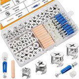 INF 120PCS 3-v-1 Set za pohištvene spoje - ekscentrični vijaki, mozniki in matice, (5000078665) | Shoptok.si