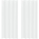 Voile zavjesa sa zavjesama 2 pcs Bijelo 260 x 140 cm Poliester | shoptok.hr