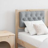 vidaXL Uzglavlje Ostalo Smeđa i svijetlo siva 150 cm Masivna borovina | shoptok.hr