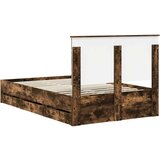  Okvir za krevet s ladicama Dimljeni hrast 120 x 200 cm | shoptok.hr