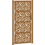 vidaXL Vrtna vrata 105x205 cm Preperevanje dizajn jeklenih listov | Shoptok.si