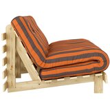 Karup Oranžna/rjava raztegljiva sedežna garnitura 160 cm Roots – | Shoptok.si