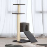  Penjalica za mačke sa stupovima za grebanje tamnosiva 92 cm | Eponuda.com