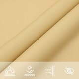  Senčno jadro peščeno 6x4 m 100 % poliester oxford | Shoptok.si