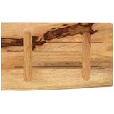 Stolna ploča 50 x 30 x 2,5 cm masivno drvo manga sa živim rubom | shoptok.hr