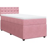 Maison Chic Box spring postelja - Vzmetna postelja z vzmetnico roza 90x200 cm žamet SL5622, (21887496) | Shoptok.si