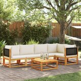 vidaXL 6-dijelna set vrtnih sofa s jastucima masivno bagremovo drvo | shoptok.hr