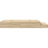  Krevet s ladicama Sonoma hrast 120 cm Konstruirano drvo | shoptok.hr