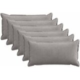  Presvlaka za jastuk 6 kom. HOUTEN Svjetlosiva 40 x 80 cm Kord | shoptok.hr