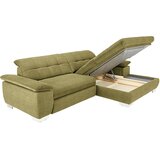 CARRYHOME KOTNA SEDEŽNA GARNITURA, mikrovlakna zelena | Shoptok.si
