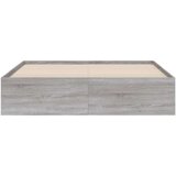 vidaXL Posteljni okvir s predali siva sonoma 140x200 cm inženirski les | Shoptok.si
