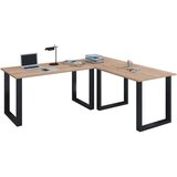 MID.YOU Kotna Pisalna Miza Lona, Hrast | Shoptok.si