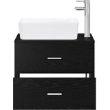  Set namještaja za kupaonicu Crni hrast Konstruirano drvo Crna 62,5 x 44,5 x 50 cm | shoptok.hr