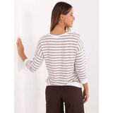 RELEVANCE Blouse-RV-BZ-A790.47-white-beige | Shoptok.si