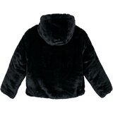 Converse HOODED FAUX FUR JACKET Crna | shoptok.hr