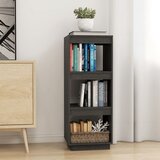  The Living Store Knjižna omara za razdelitev prostora siva 40x35x103 cm borovina - Knjižna Omara, (21431259) Cene