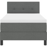  Krevet s opruga kutije Tamno siva 90 x 200 cm tkanina | shoptok.hr