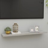 Maison Chic Stenska polica - Viseča Polica betonsko siva 120x23,5x3,8 cm MDF, (21784669) | Shoptok.si