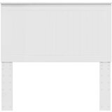  Uzglavlje s uzglavljem Sjajno bijelo 100 cm Konstruirano drvo | shoptok.hr