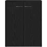  Komoda crni hrast 60x30x75 cm Inženirsko drvo | shoptok.hr