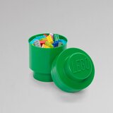 Lego kutija za odlaganje, okrugla (1): tamnozelena Cene