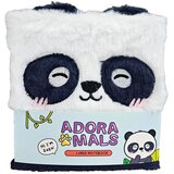  Pli&amp;scaron;ana bilježnica Adoramals panda, 15,5 x 15 cm Slike