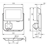Philips led reflektor sa senzorom decoflood LED/20W/230V IP65 | Eponuda.com