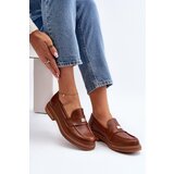 Zazoo Women's Loafers On The Platform Laura Messi 2392 Dark Gold | shoptok.hr