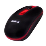 Raton NXMOWI2002 Wireless 1000 DPI Negro/Rojo, (20833405)