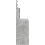  Toaletni stolić s LED svjetlima siva boja betona 96x40x142 cm | Eponuda.com