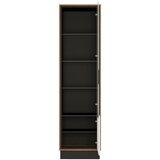 Mömax Vitrina Brolo, Bela, Barva Hrasta | Shoptok.si