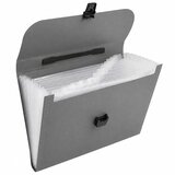  Folder Folder Organizer for Documents, 13 Compartments, Gray, A4, Holder | shoptok.hr