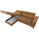 MID.YOU KOTNA SEDEŽNA GARNITURA, velur barve jantarja | Shoptok.si