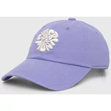 Peak Performance Bombažna bejzbolska kapa vijolična barva