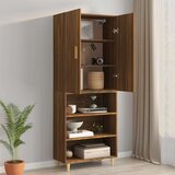 Viseći zidni ormarić boja smeđeg hrasta 69 5 x 34 x 90 cm | shoptok.hr