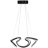 Opviq scorpii black-white light black chandelier Cene