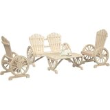  4-dijelna vrtna garnitura od masivne jelovine | shoptok.hr