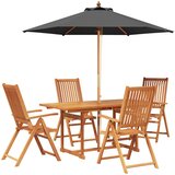  Vanjski blagovaonski set sa suncobranom 6 kom. | shoptok.hr