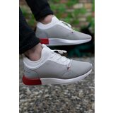 Riccon Men's White Red Detailed Sneakers 00121925 cene