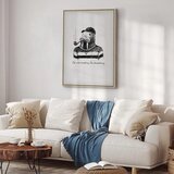  Slika - I\'m Not Smoking. I\'m Breathing (1 Part) Vertical 80x120 U prirodnom drvenom okviru | shoptok.hr