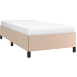  Okvir za krevet boja cappuccina 90x190 cm od umjetne kože | Eponuda.com