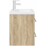  2-dijelni set kupaonskog namještaja boja hrasta sonome drveni Smeđa 60 x 38.5 x 48 cm | Shoptok.si