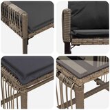  Zunanji pohištveni set 11 pcs Siva in temno siva poli ratan, (5000270986) | Shoptok.si
