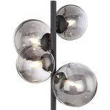  NAMIZNA SVETILKA RIHA 4X3W G9 ČRNA / DIMLJENO STEKLO | Shoptok.si